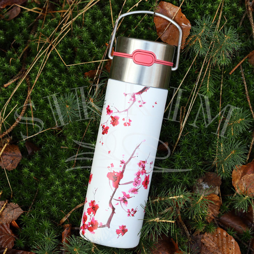 Termos JM z zaparzaczem `Kwiat Wiśni` 500ml